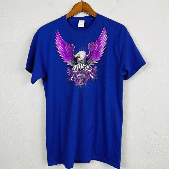 Sturgis 2020 Graphic Tee Short Sleeve Purple - M - Picture 6 of 6
